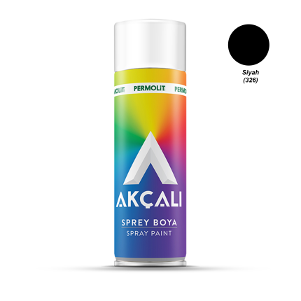 Akçalı Sprey Boya Siyah (326)